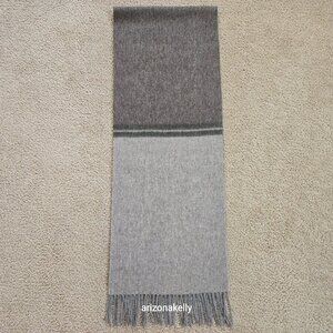 NWOT Wool Scarf Grey Premium Quality